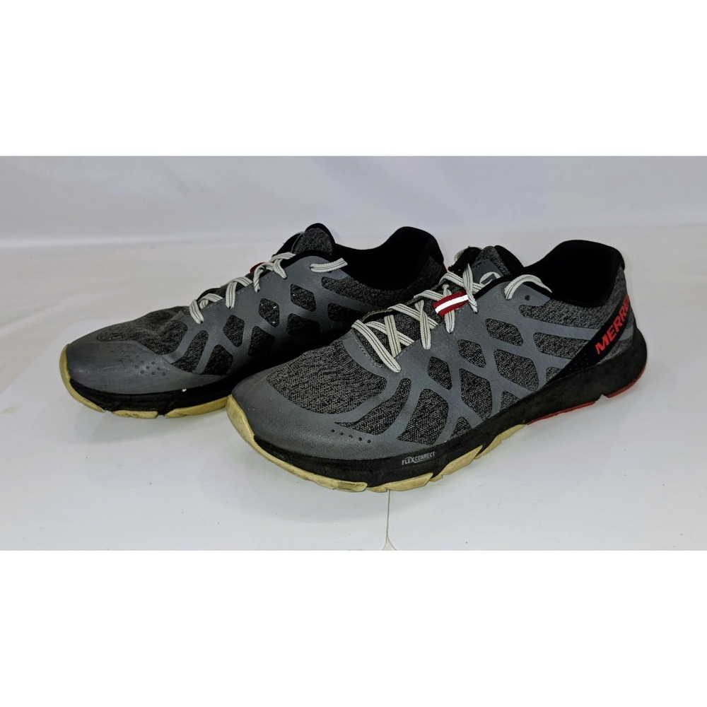 Merrell Bare Access Flex 2 Mens 10.5 Gray Trail Running Shoes Minimalist J48873